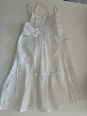 Robe blanche 6 ans