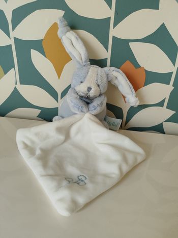 Doudou lapin baby nat