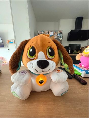 Peluche interactive « toutou parle avec moi » VTech
