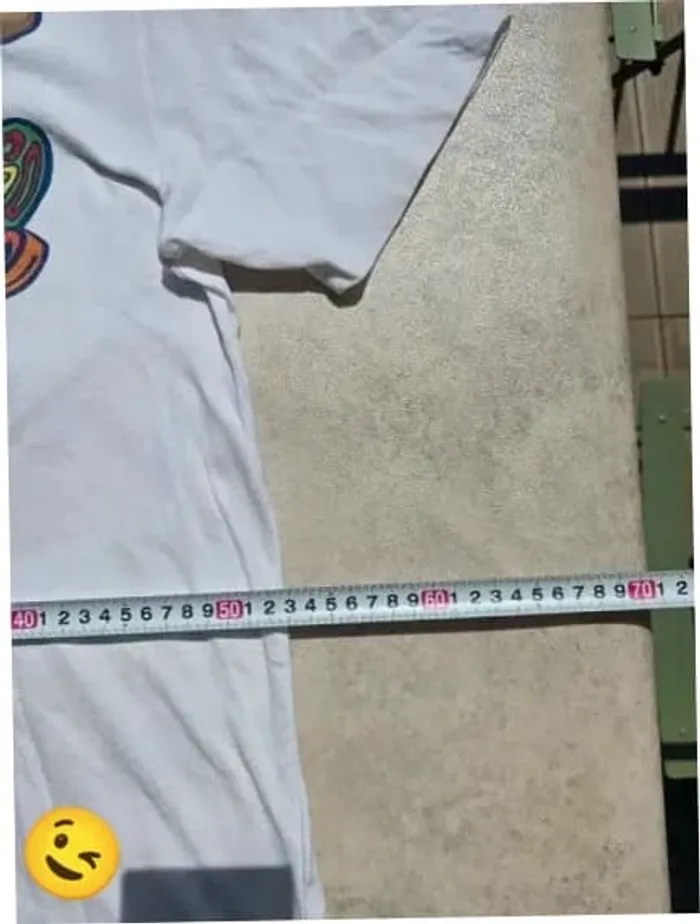 T-shirt Ralph Lauren XL coupe col rond blanc skate Homme Men tee035 - photo numéro 5