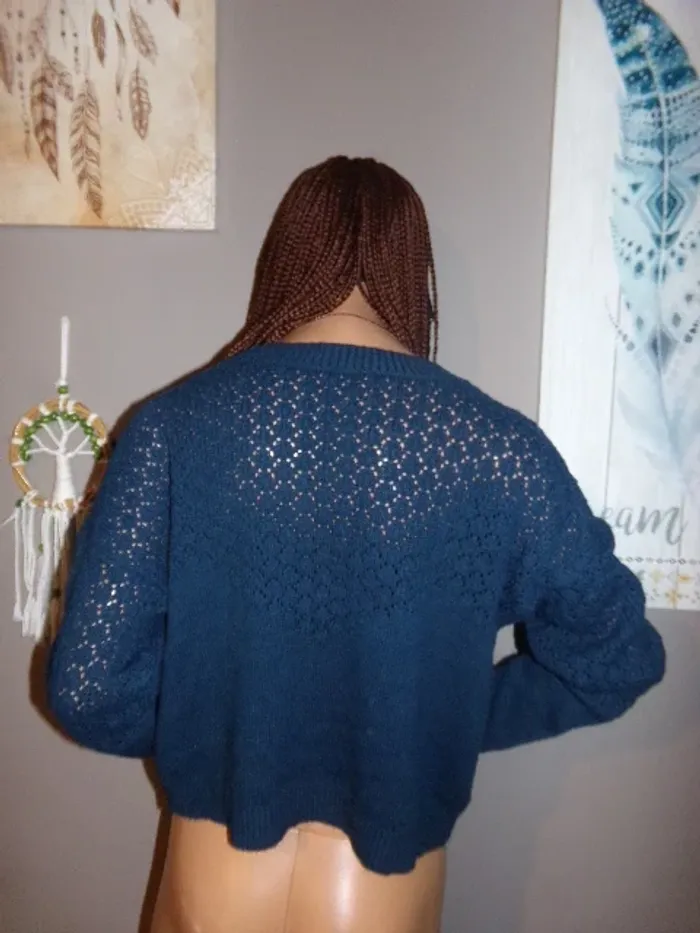 Pull bleu - photo numéro 4