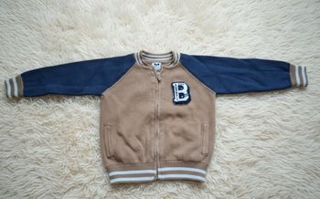 ​⚾ Veste Teddy Style Baseball "Atlanta" - TAO - 4 ans