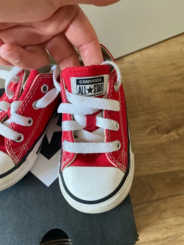 Converse, toile rouge, 22 - photo numéro 2