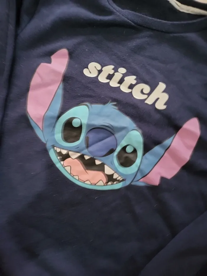 Pull disney stitch taille S - photo numéro 2