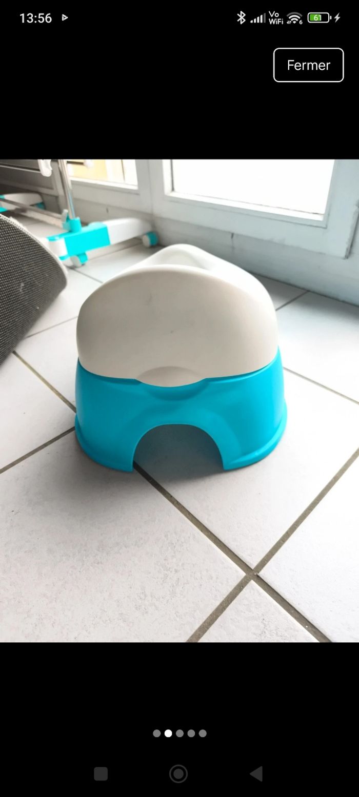 Pot toilette bébé - photo numéro 2