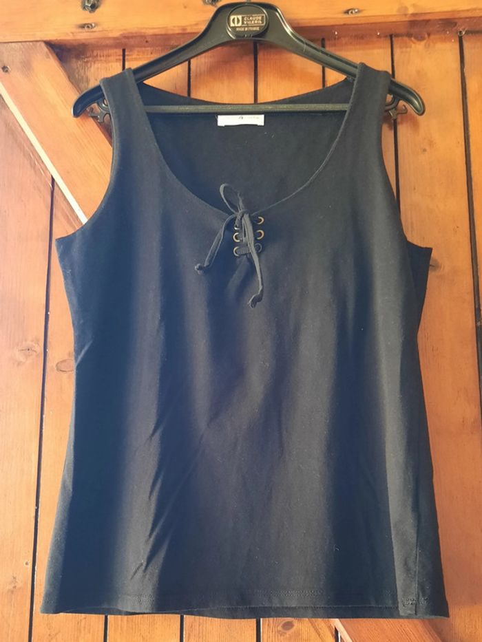 Débardeur noir, femme, Cache-Cache, taille 4/40