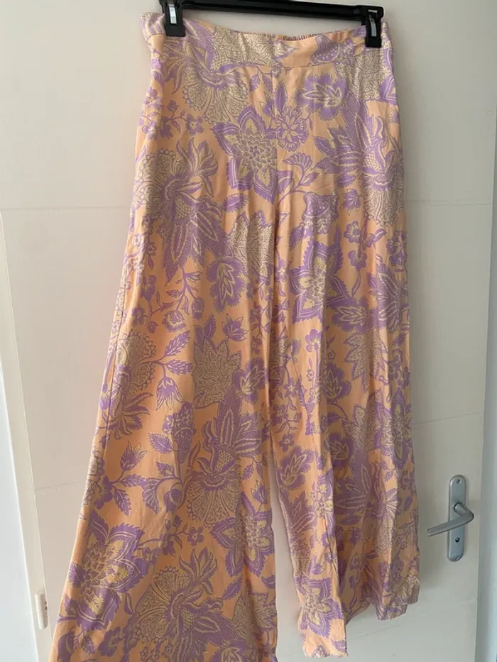 Pantalon été imprimé Promod - Collection été 2025 - Taille 38