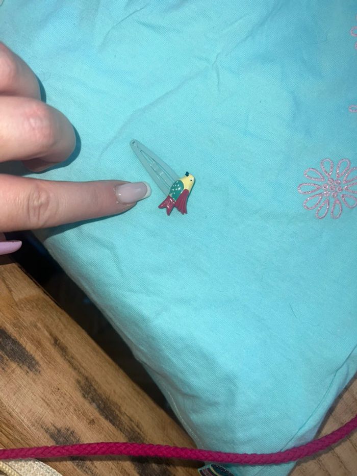 Ensemble été sergent major 7 8 ans pantalon débardeur pantalon sac à main neuf barrette à cheveux - photo numéro 6