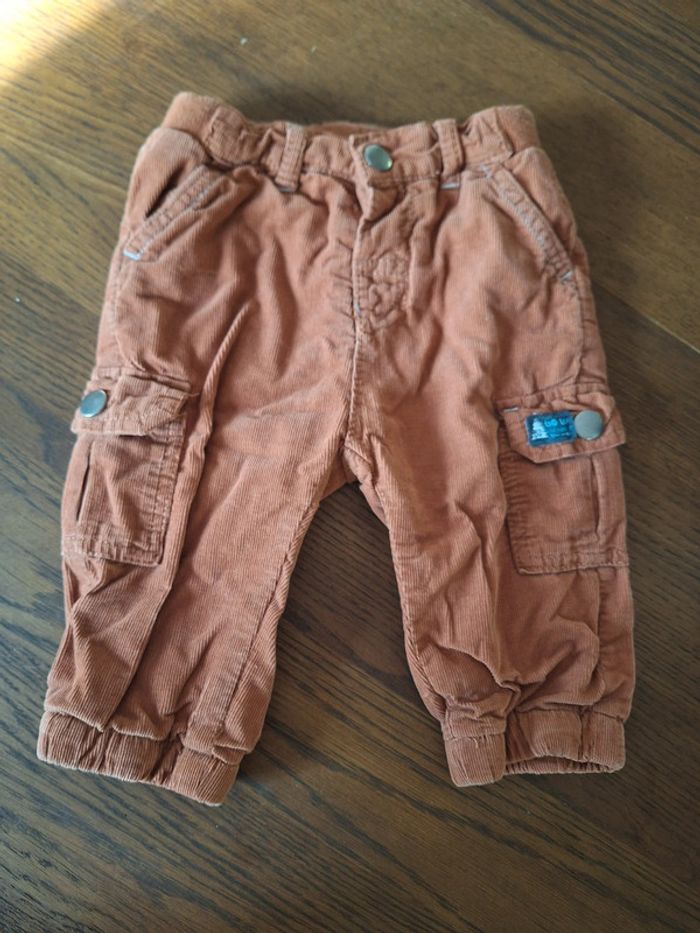 Pantalon Velours Ocre 9 Mois