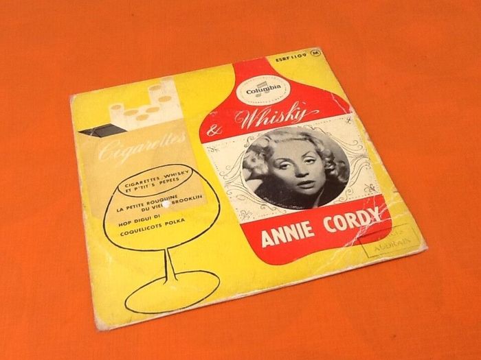 Vinyle 45 tours Annie Cordy Cigarettes & Whisky (1957) - photo numéro 5
