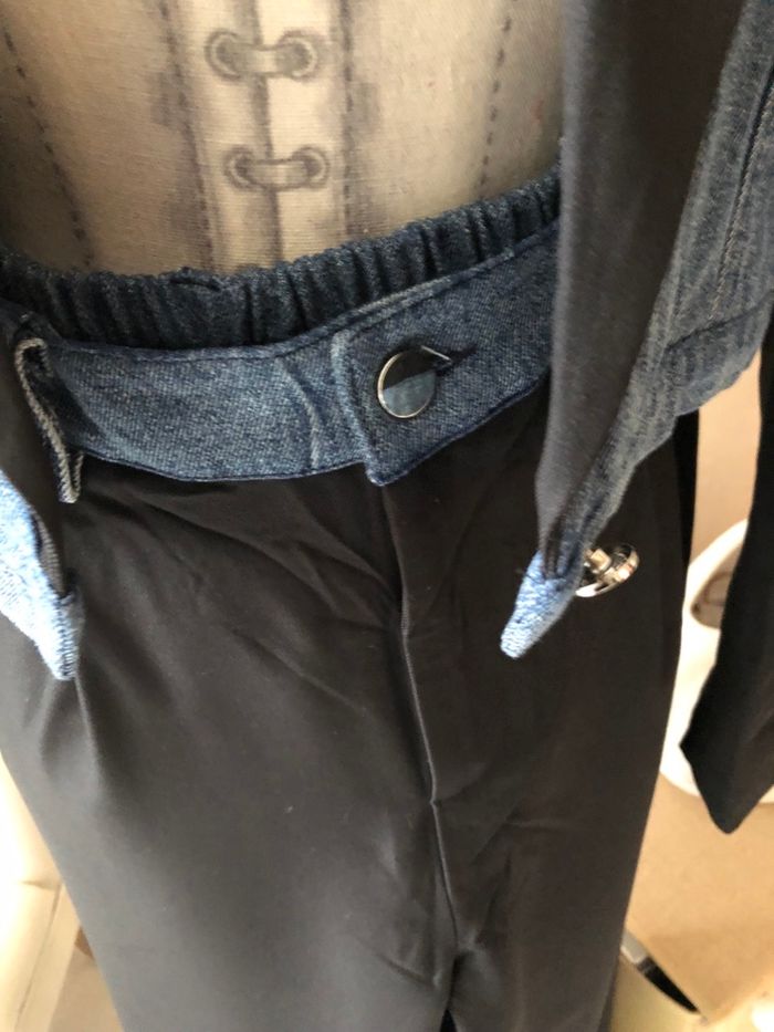 Très bel ensemble noir et jean taille 40 - photo numéro 3