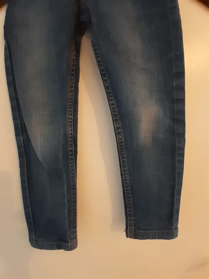 Jeans enfant, Marque Tissaia, bleu marine, taille 4 ans - photo numéro 3