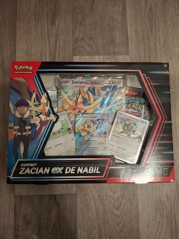 Coffret pokemon  zacian ex de nabil