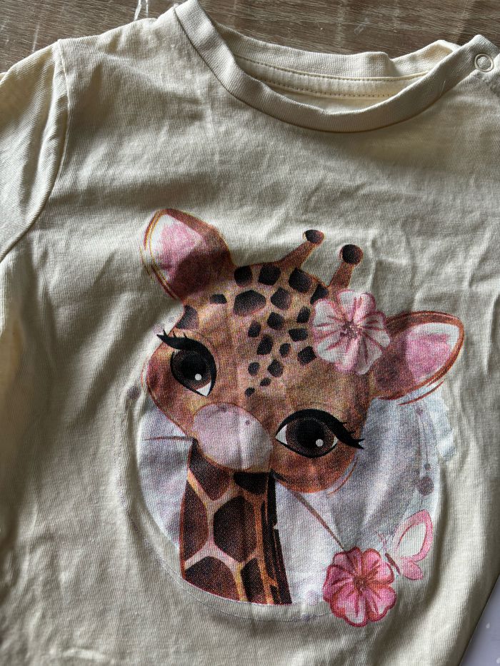Tee shirt girafe US Jeans t.23m - photo numéro 2