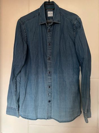 Chemise à manches longues effet dégradé