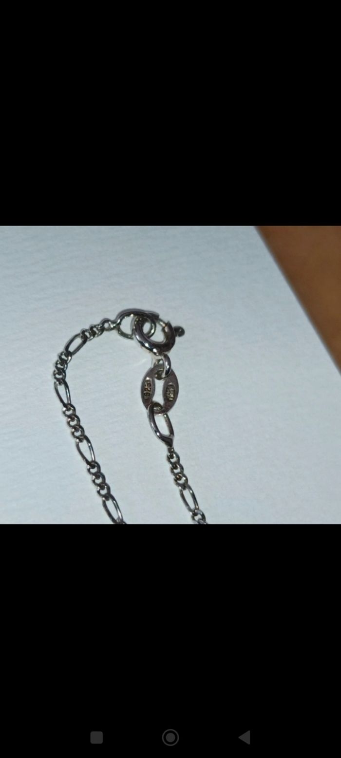 Collier argent 925 corbeille d'or - photo numéro 6