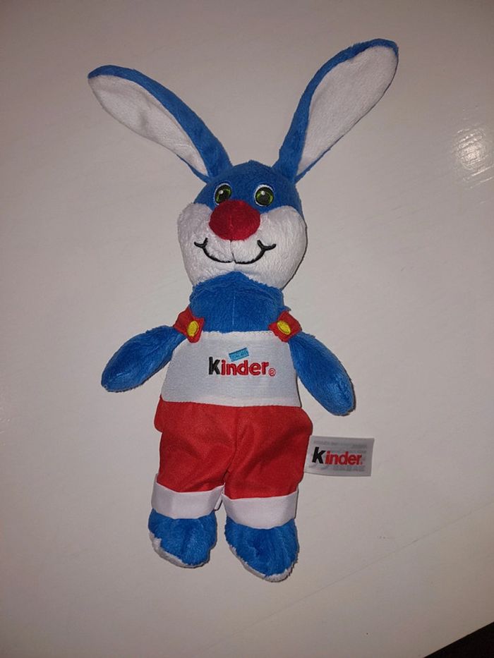 Peluche lapin Kinder - photo numéro 2