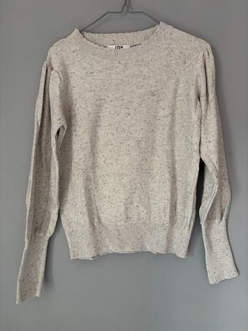 Pull gris moucheté 