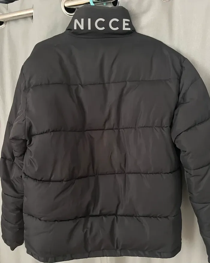 Doudoune noir nicce homme sans capuche chaude taille M - photo numéro 7