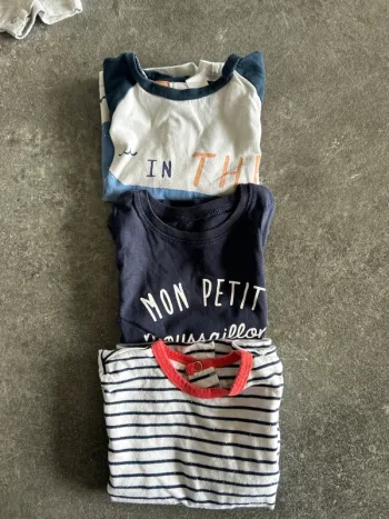 Lot de 3 tee-shirt manches courtes 6 mois