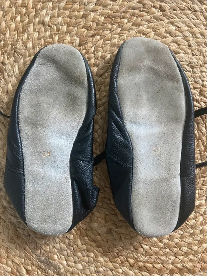 Chaussons de danse moderne et jazz noirs à lacets Samba Energetics Pointure 34 - photo numéro 2