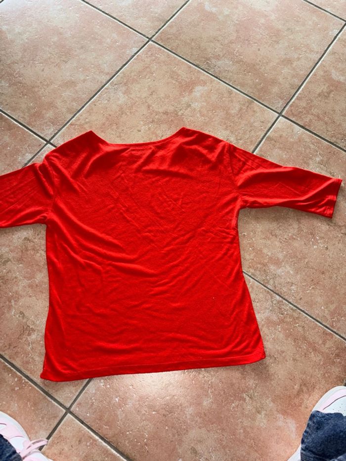 Tee shirt rouge women only - photo numéro 4