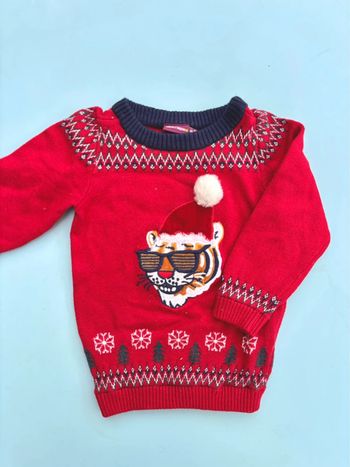 Pull de Noël sergent major 4 ans