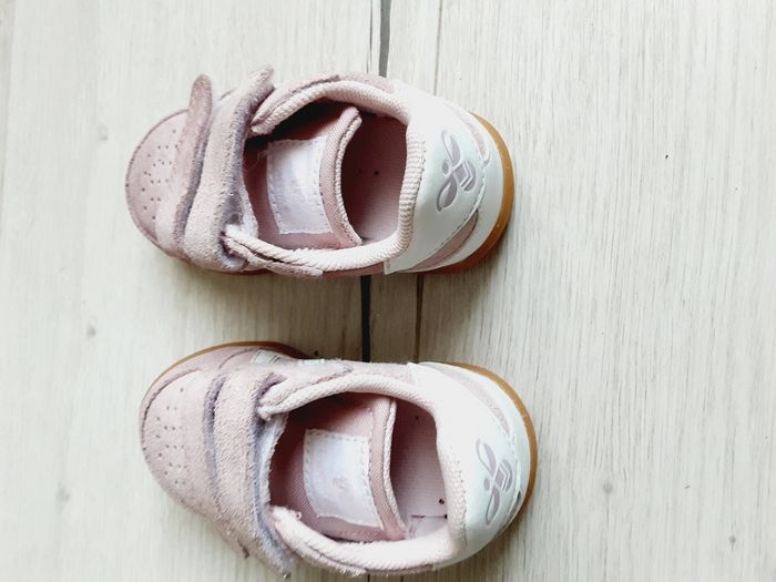 Chaussures enfant bébé baskets rose Hummel pointure 19 - photo numéro 4