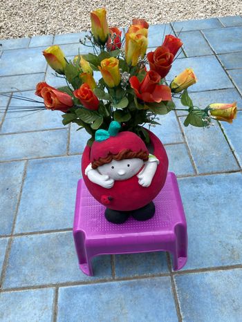 Cache pot coccinelle