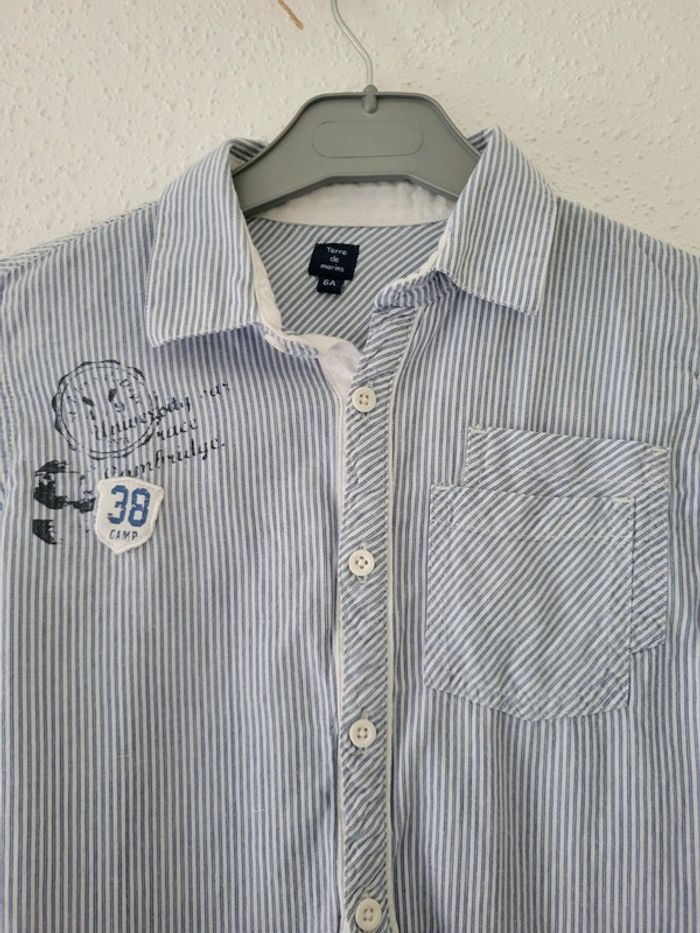 Chemise manches longues garçon 👦 6 ans - photo numéro 2