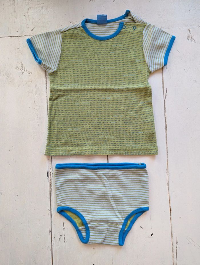 Ensemble vintage maillot de corps et culotte 💙 DPAM