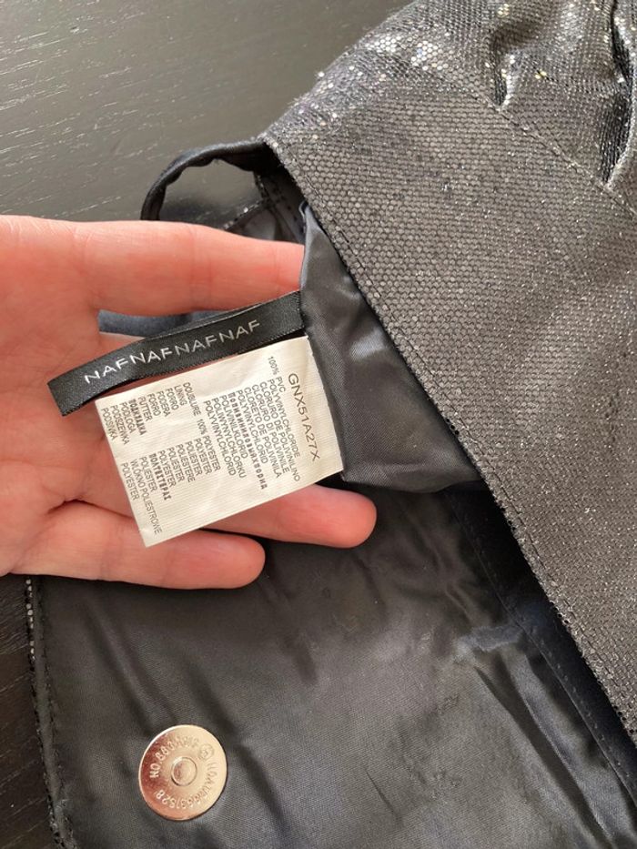 Sac avec bandoulière noir brillant - photo numéro 8