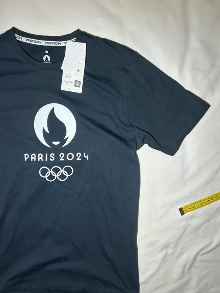 T-shirt jeux olympiques Paris 2024 noir - photo numéro 3