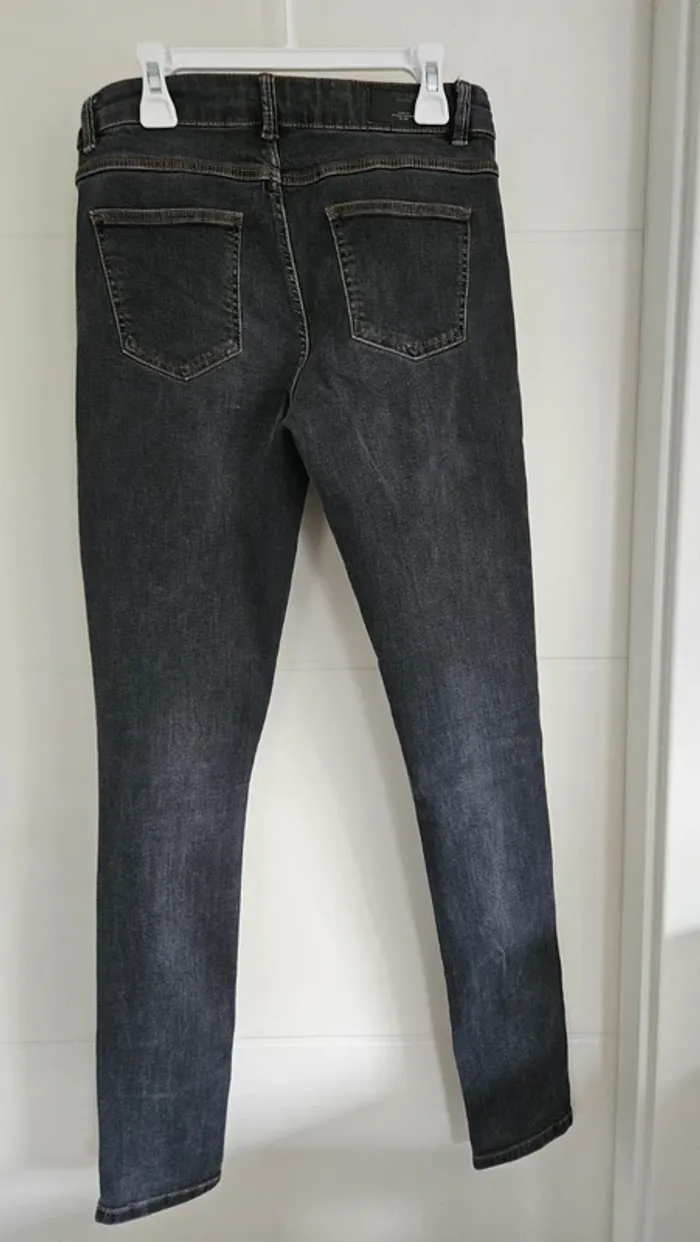 Jeans slim gris foncé, taille 36, Promod - photo numéro 3
