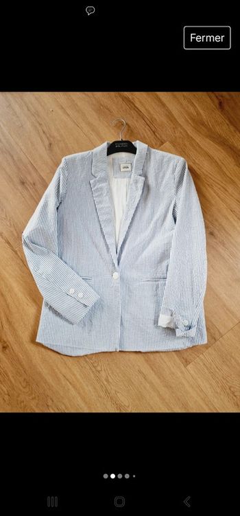 Blazer bleu ciel