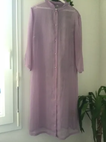 Chemisier long lilas parme T40