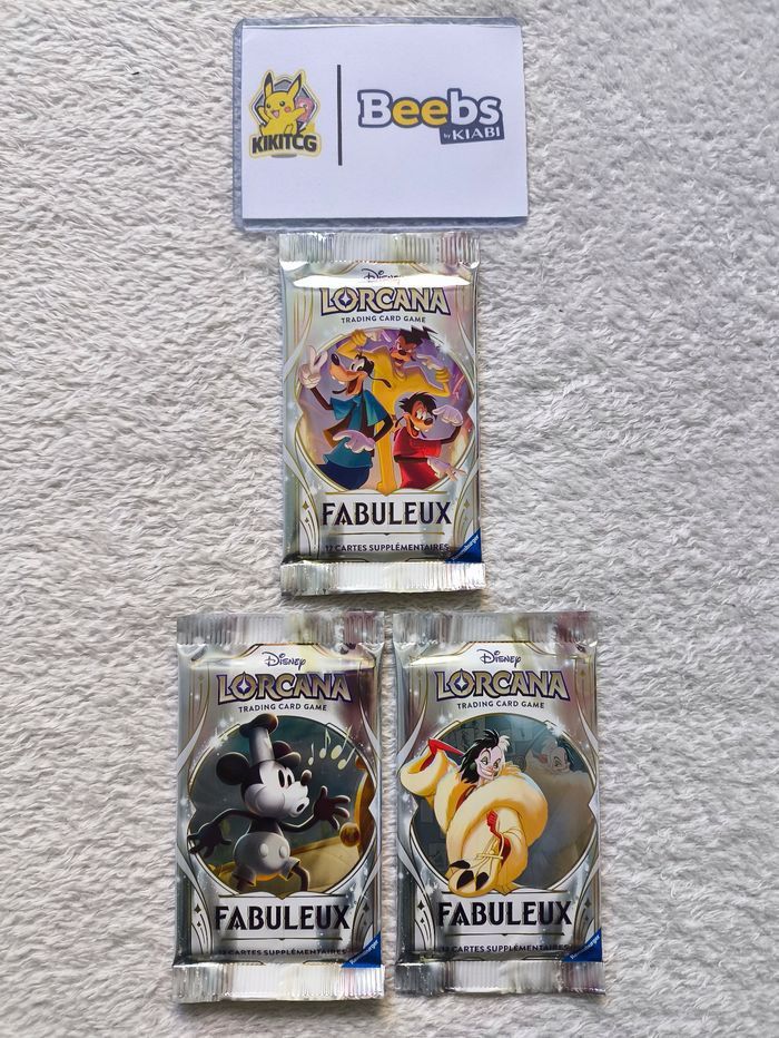 artset de boosters Lorcana Chapitre 9 Fabuleux