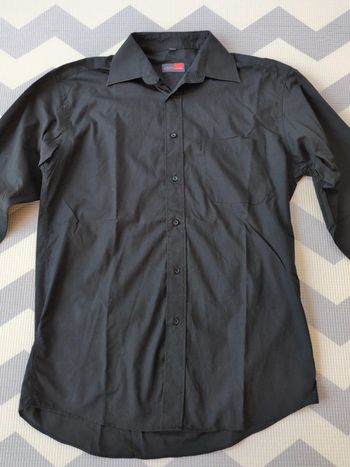 Chemise noire Défi Mode