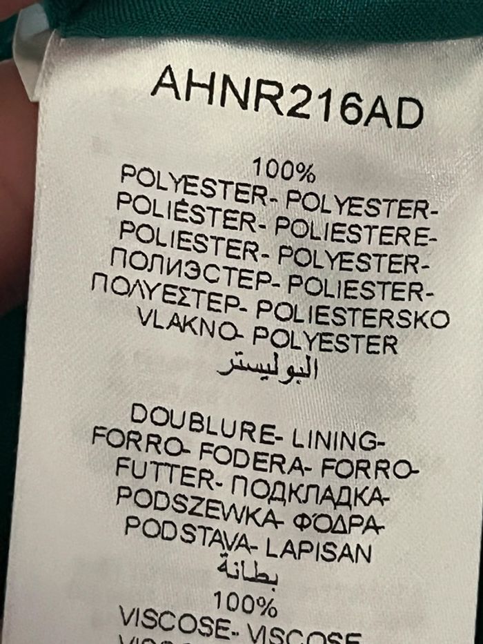 Robe bustier verte Naf Naf S comme neuve - photo numéro 6