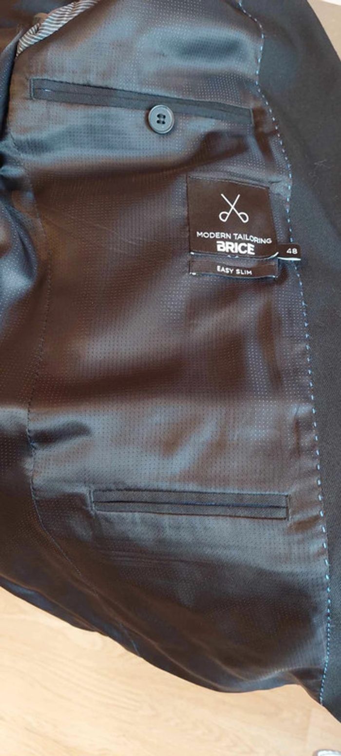 Très belle veste/blazer homme Brice easy slim noire 48 excellent état - photo numéro 7