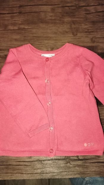 Gillet fille 🩷 12 mois 