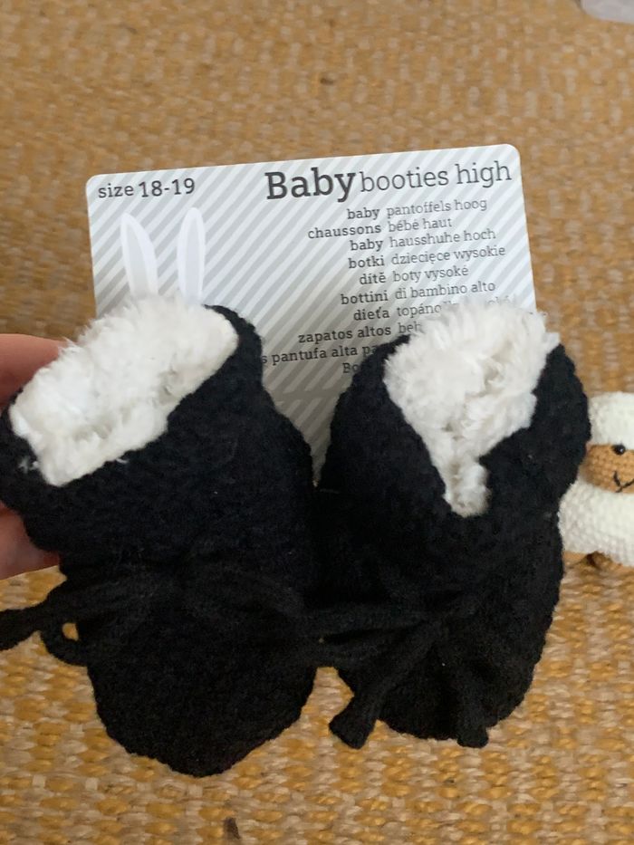 Chaussons chauds bébé taille 18-19