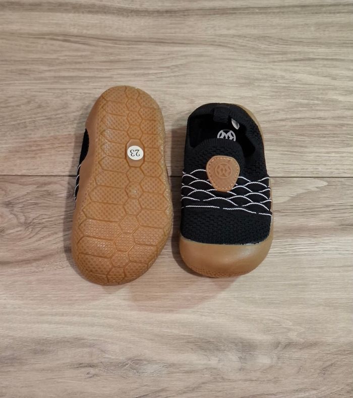 Chaussons chaussures memoire de forme bébé enfant Mixte noir - photo numéro 2