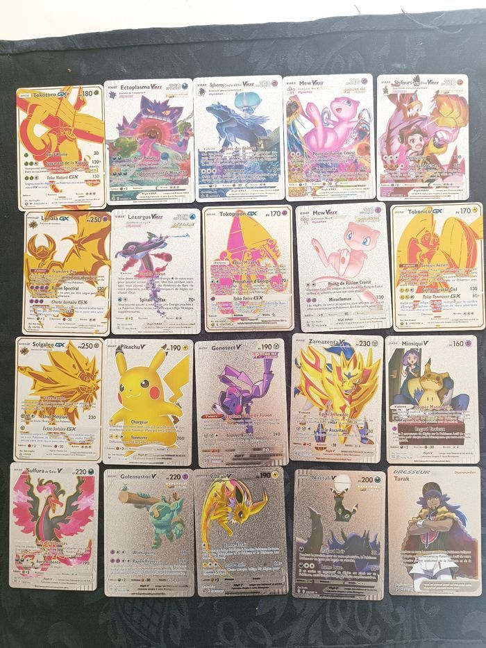 Carte pokémon silver .