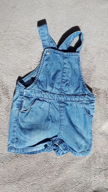 Salopette short Obaibi 6 mois
