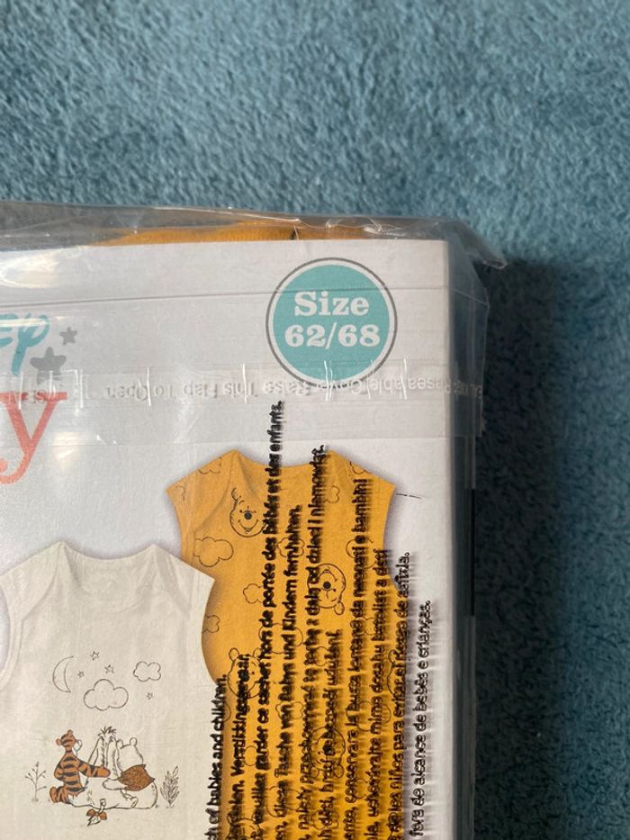 Lot de 2 body disney baby 62/68 Winnie l’ourson sans manche - photo numéro 3