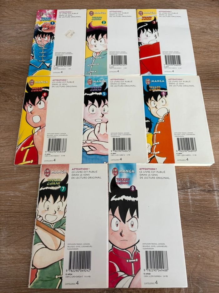 Lot de 8 manga tekken chinmi - photo numéro 5