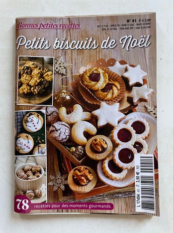 Livre cuisine : Bonnes petites recettes - Petits biscuits de Noël