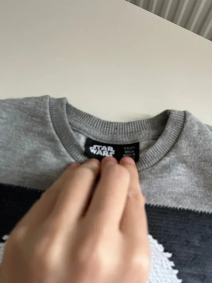 Lot star wars 3 ans tee shirt manche longue pull hiver - photo numéro 5