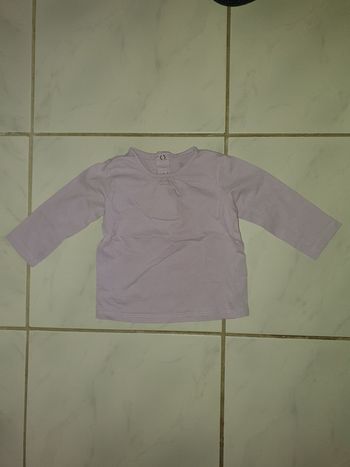 Tee-shirt manches longues fille 12mois
